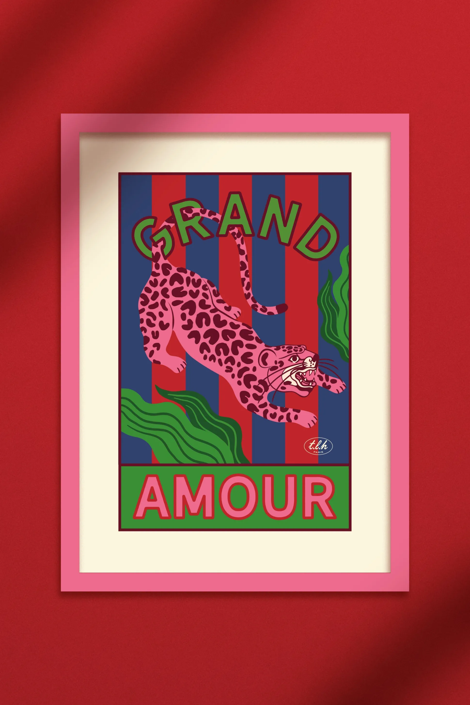 AFFICHE A4 GRAND AMOUR LEOPARD^Make My Lemonade New