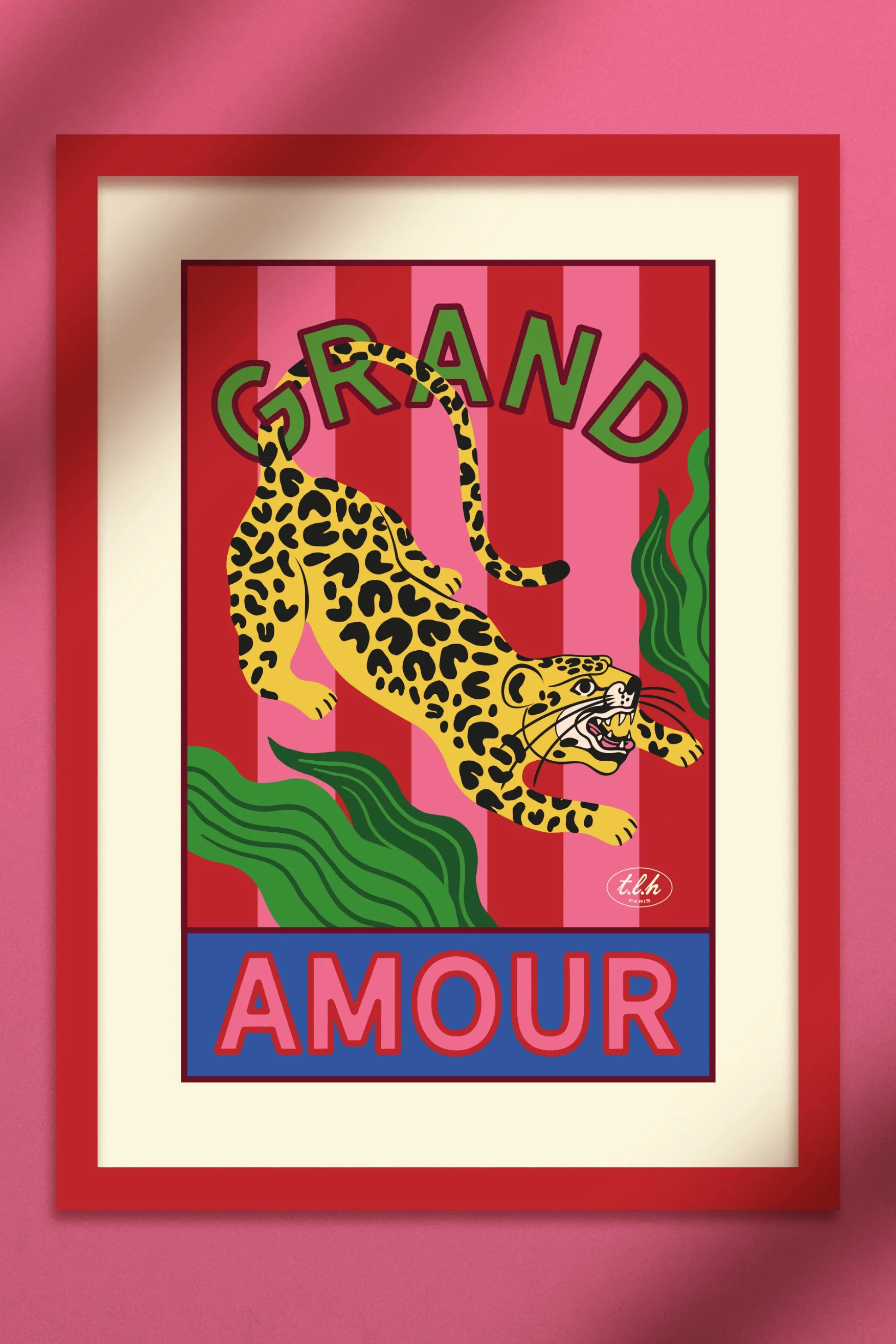 AFFICHE A3 GRAND AMOUR LEOPARD^Make My Lemonade Fashion