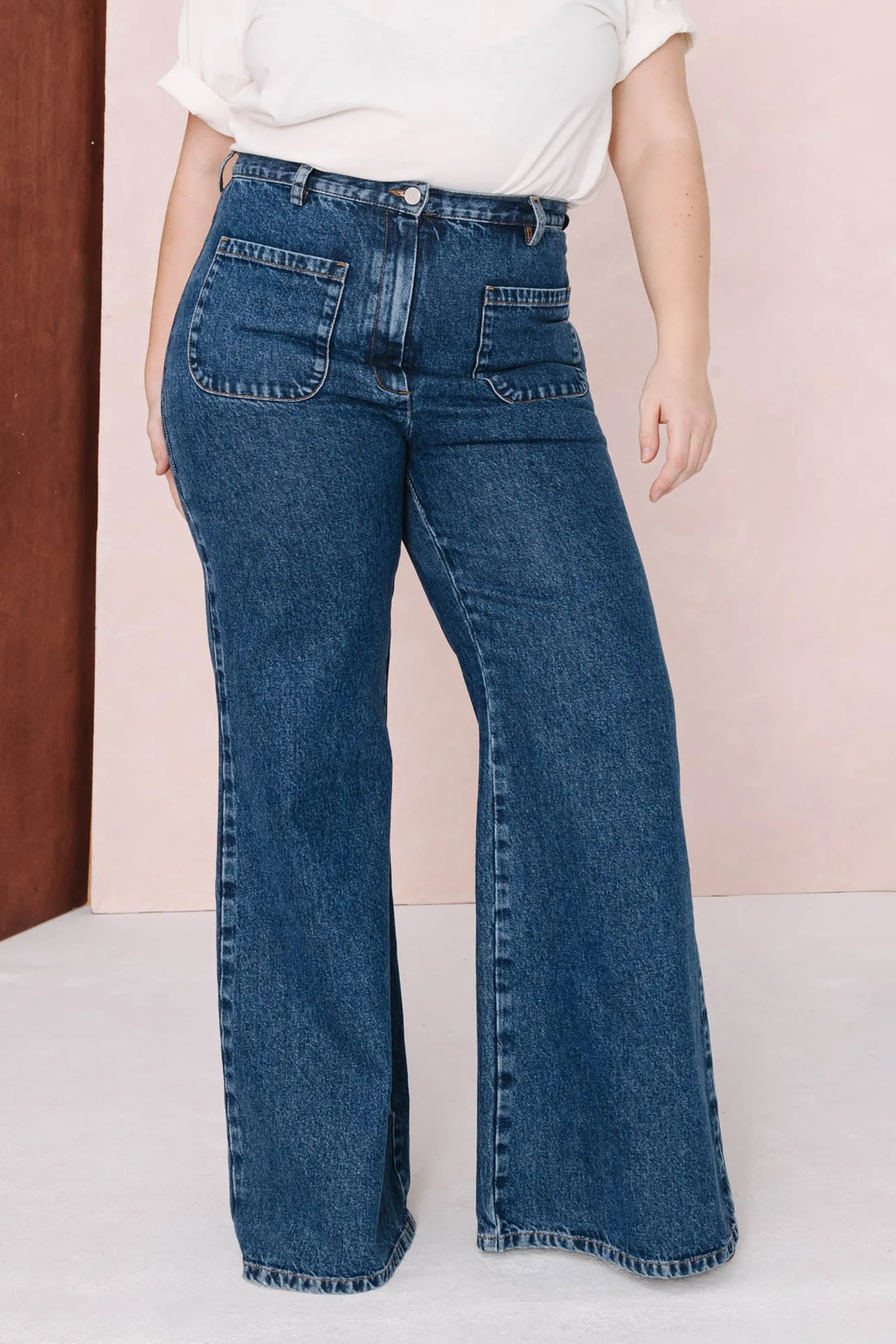 JEANS JACOB NEW MEDIUM BLUE^Make My Lemonade Hot