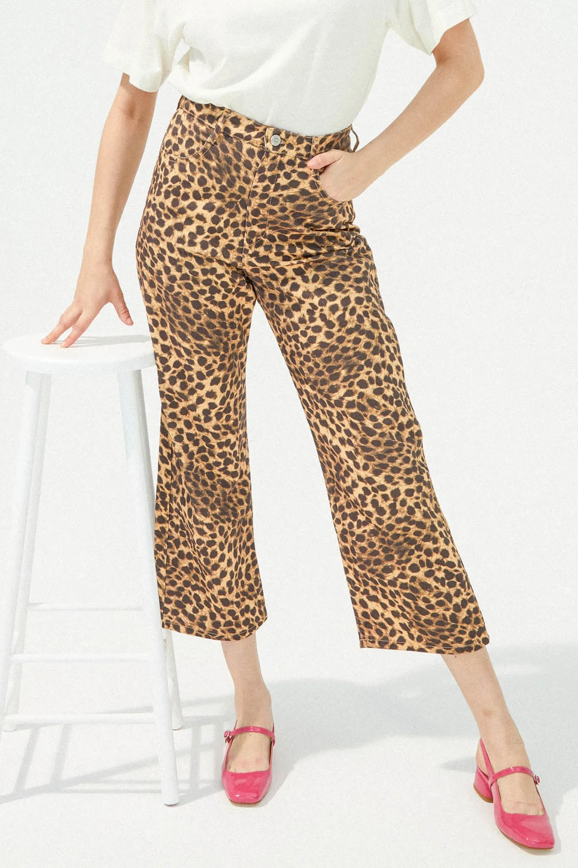 JEANS NELSON LEOPARD^Make My Lemonade Outlet